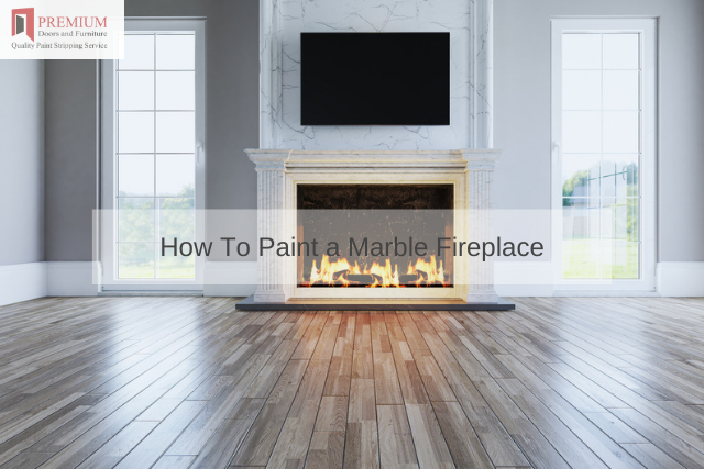 How To Paint a Marble Fireplace