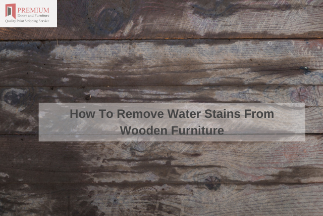 How to Refinish a Wood Table {and Remove Water Stains}